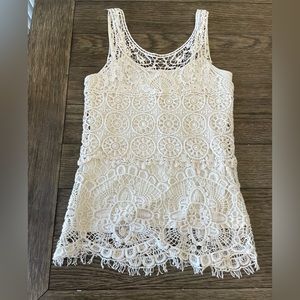 St. Tropez Lace Tank Top